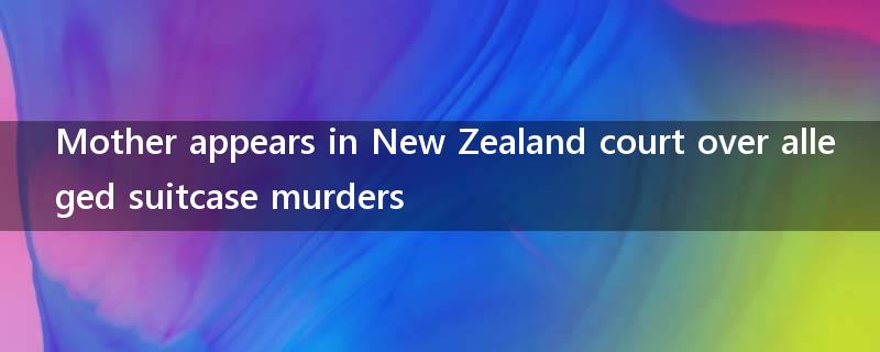 Mother appears in New Zealand court over alleged suitcase murders